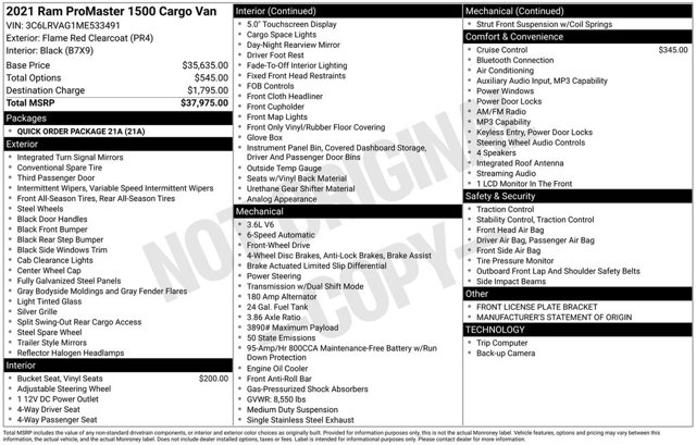 ram promaster cargo van 2021 3C6LRVAG1ME533491 image ram promaster cargo van 2021 3C6LRVAG1ME533491 image